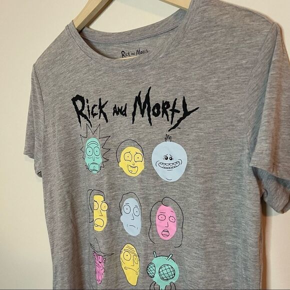 Rick And Morty Adult Swim Graphic Tee L - Picture 2 of 3